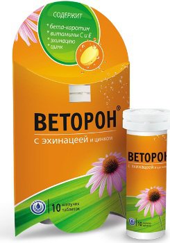 ВЕТОРОН С ЭХИНАЦЕЕЙ И ЦИНКОМ