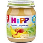 ФРУКТОВОЕ ПЮРЕ БАНАНЫ С ПЕРСИКАМИ HIPP