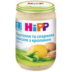 КАРТОФЕЛЬ И СПАРЖЕВАЯ ФАСОЛЬ С КРОЛИКОМ HIPP