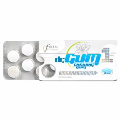 ОТБЕЛИВАЮЩАЯ ЖЕВАТЕЛЬНАЯ РЕЗИНКА DR.GUM