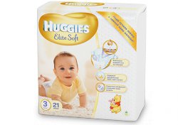 Подгузники Huggies Elite Soft 3