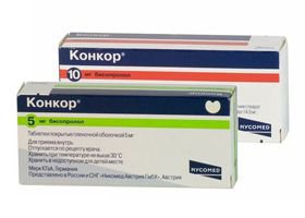КОНКОР: инструкция, отзывы, аналоги, цена в аптеках - Medcentre.com.ua
