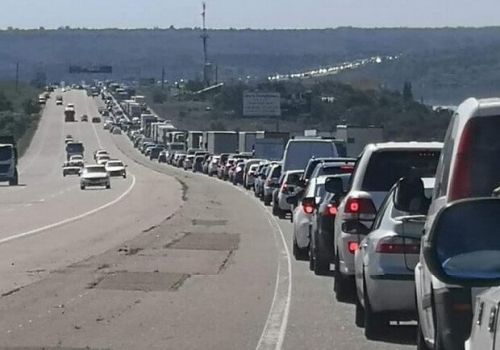 Пробки 27-28 июня на подъезде к Одессе