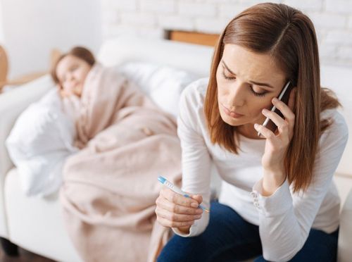 Как только заболел ребенок, сразу же свяжитесь с педиатром